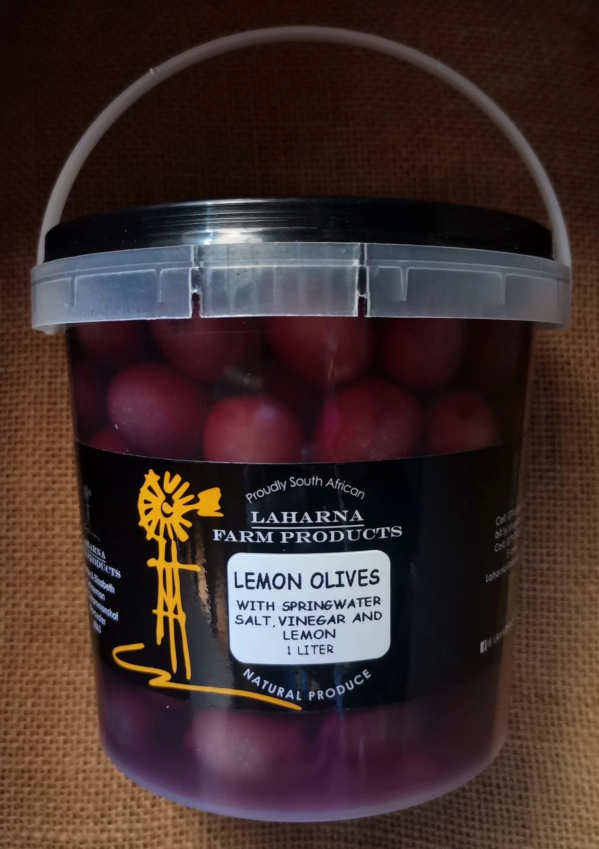 Lemon Olives Bucket