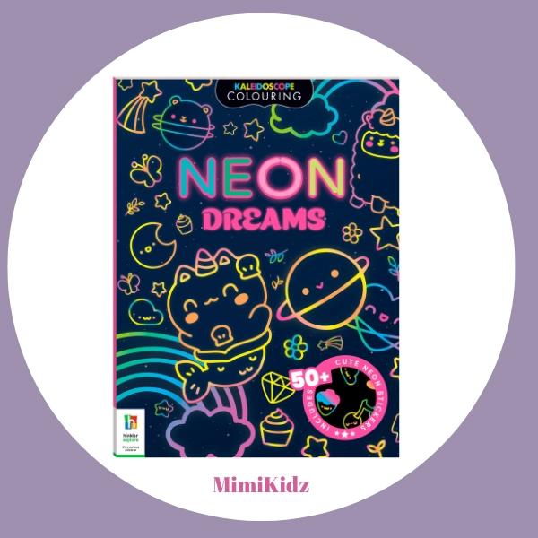 Kaleidoscope Colouring Kit: Neon Dreams