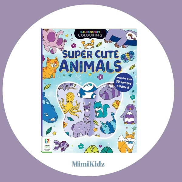 Kaleidoscope Colouring: Super Cute Animals