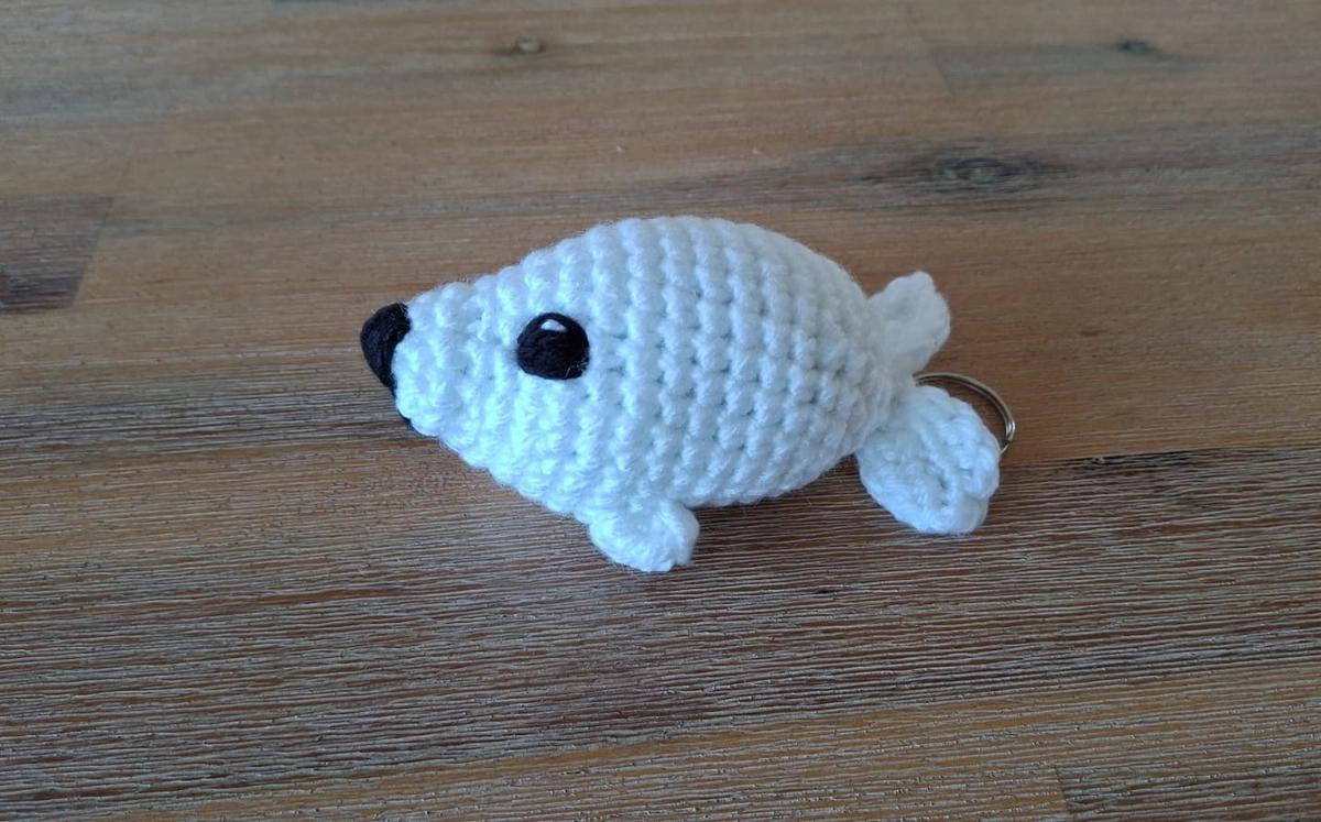 Baby Seal Keychain