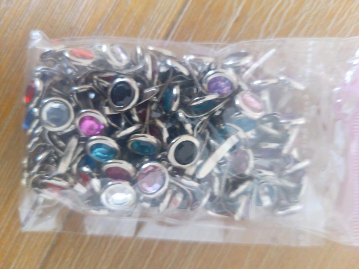 Gem Brads 8 colours