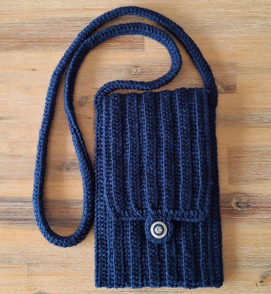Cellphone Bag - Large - blue ink