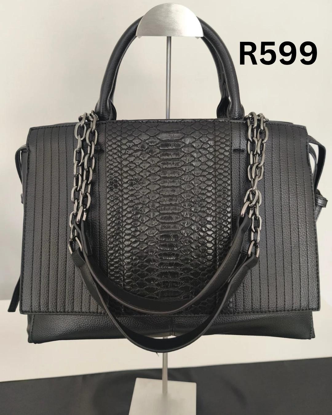 Large capacity Black Handbag