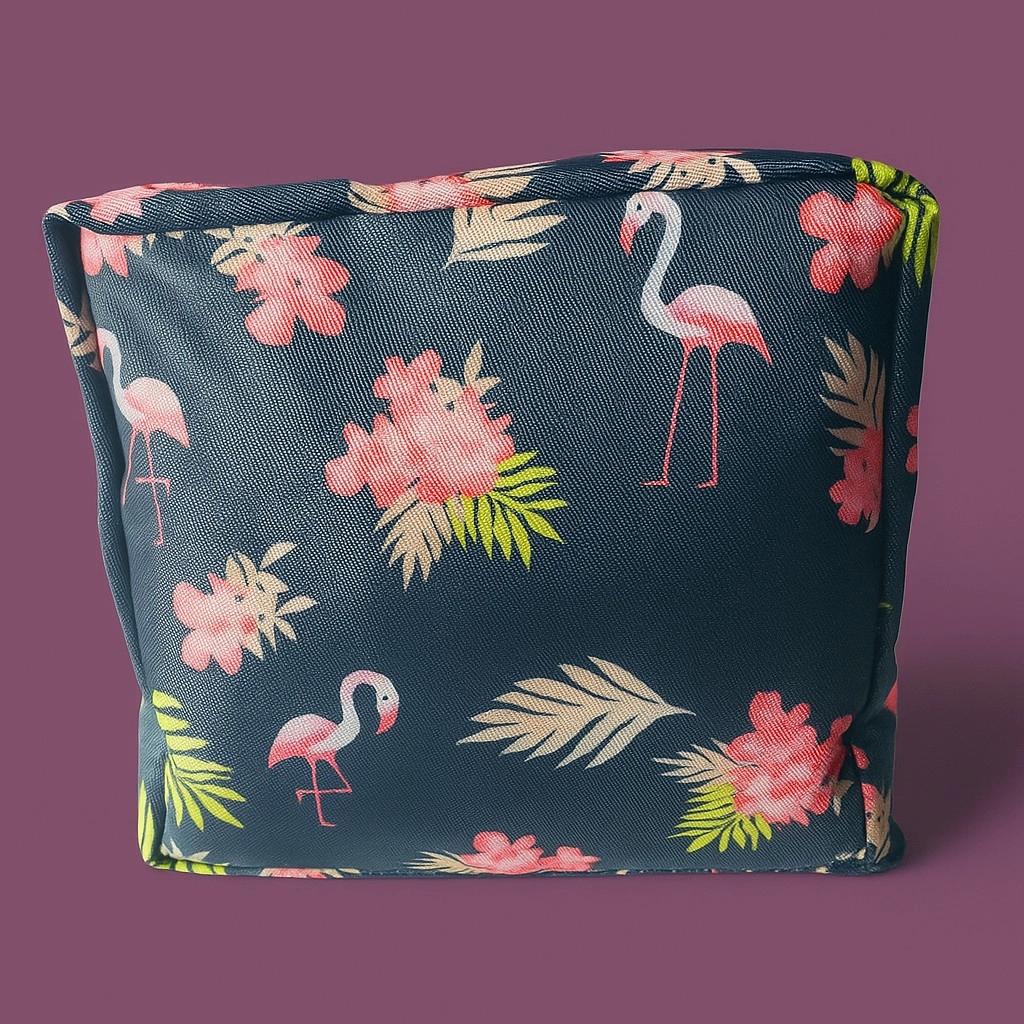 Sanitary Napkin Organizer Bag - Flamingo
