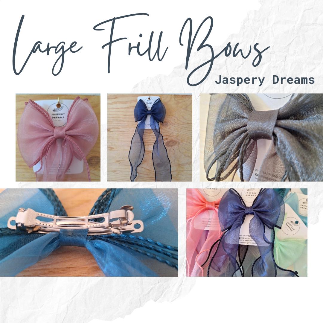 Large Frill Bows