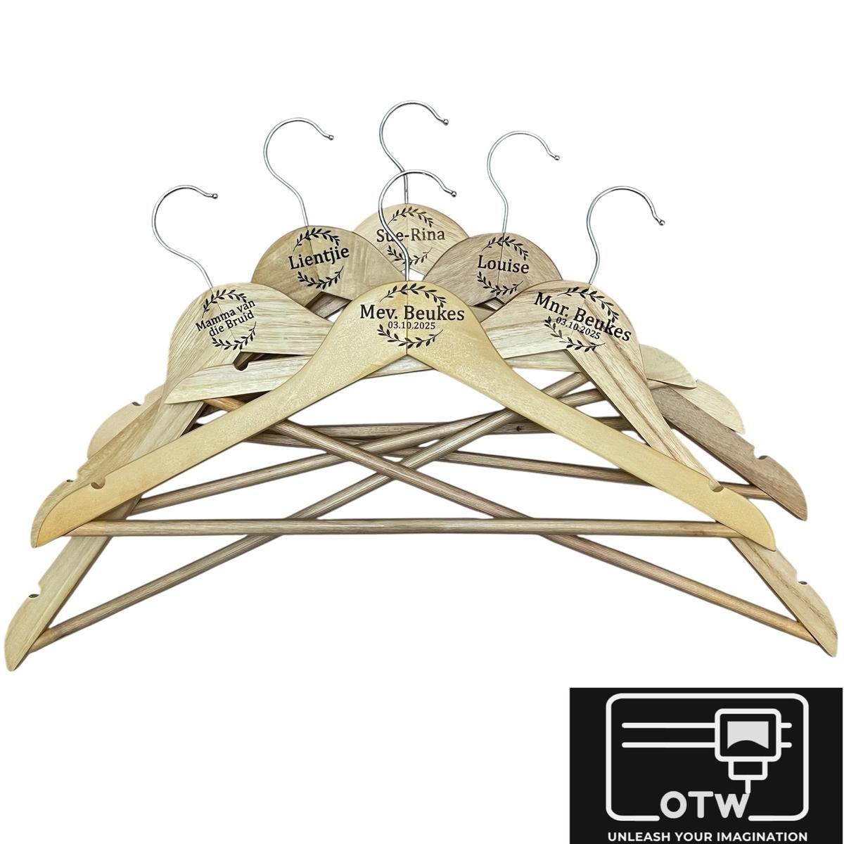 Personalised Wooden Hangers