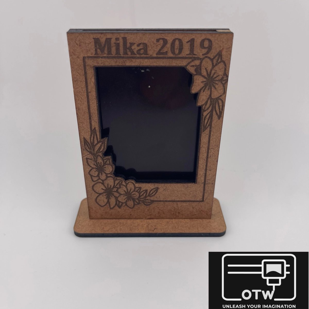 Personalised Instax Mini Flowers Photo Holder