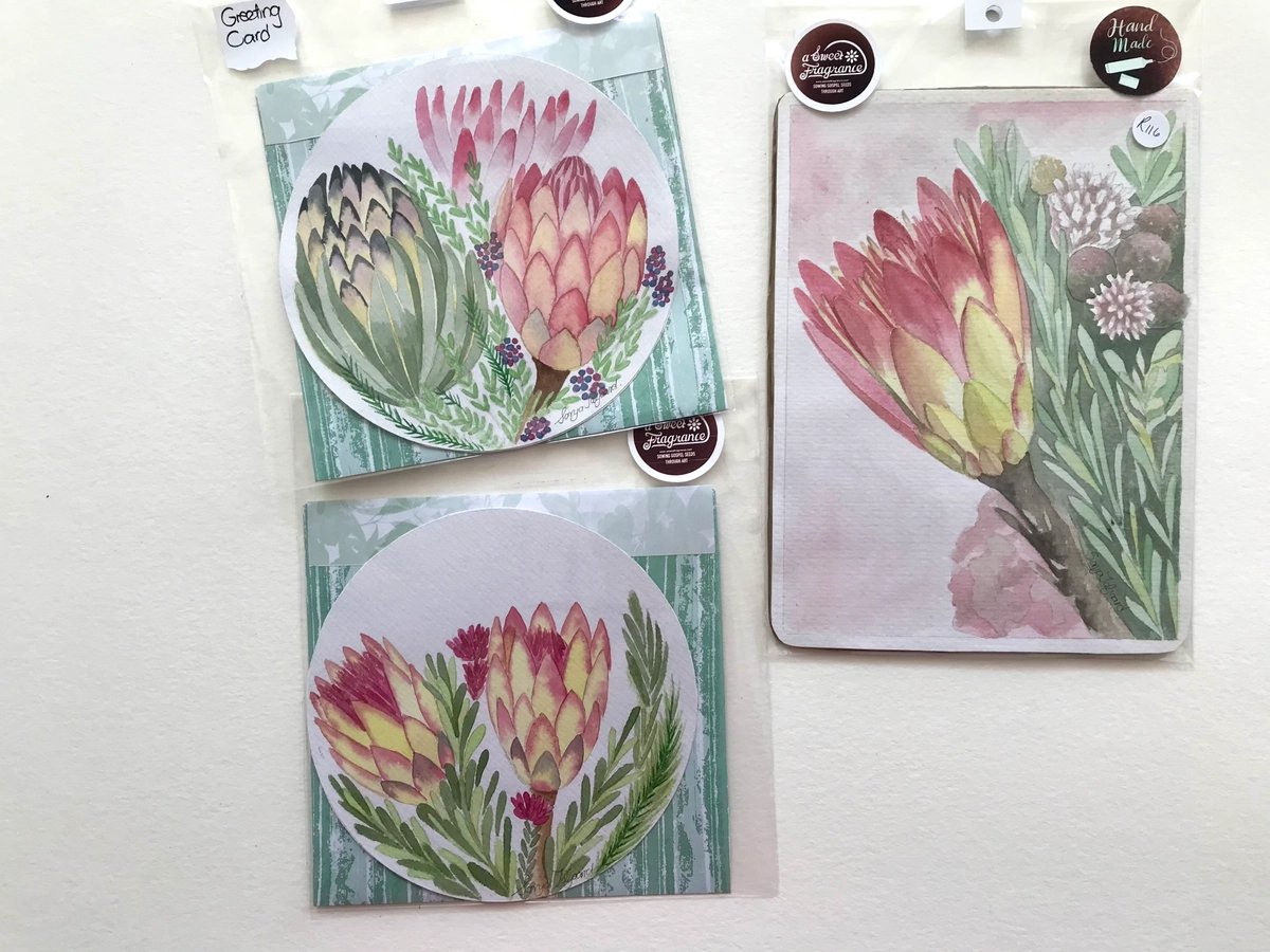 Greeting cards and painting gift bundle